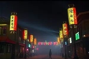 远方来客里旅馆门厅与行李箱的场景示意